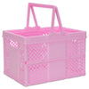 Iscream Large Pink Foldable Storage Crate - Flying Ryno