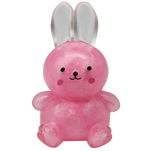 Iscream Pink Sparkle Bunny Squeeze Toy - Flying Ryno