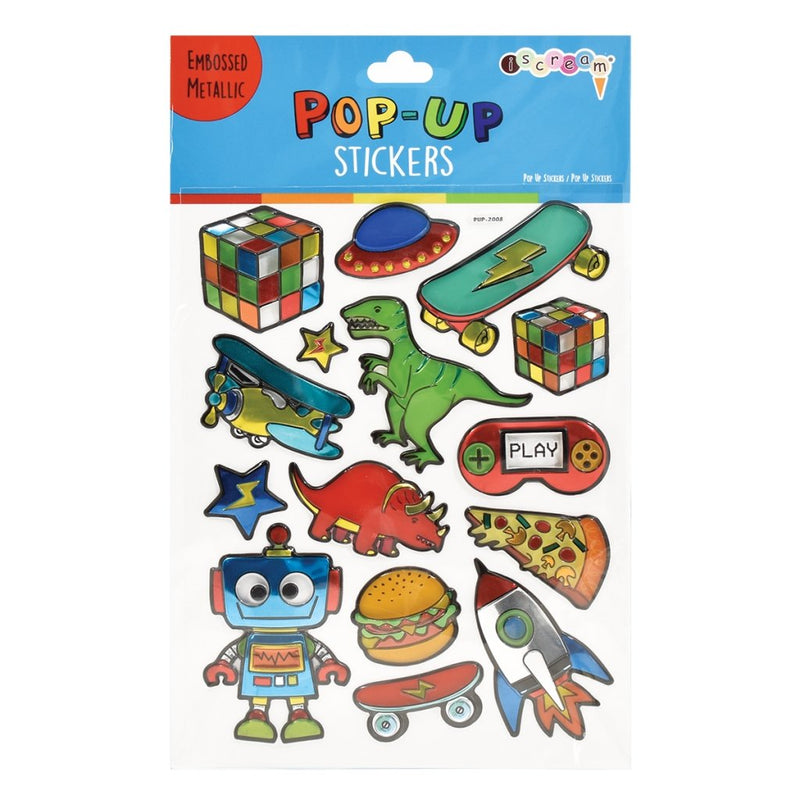 Iscream Toys and More Pop-Up Stickers - Flying Ryno