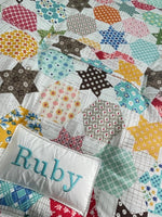 Janiebee Quilted Nap Mat Ava Patchwork - Flying Ryno