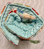Janiebee Quilted Nap Mat Ava Patchwork - Flying Ryno