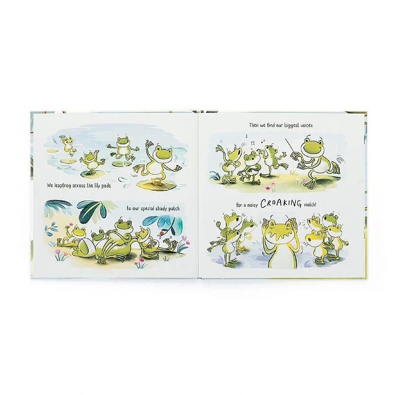 Jellycat A Fantastic Day for Finnegan Frog Book - Flying Ryno
