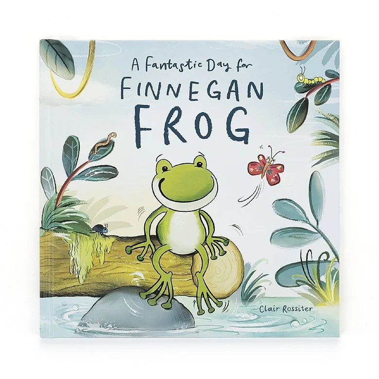 Jellycat A Fantastic Day for Finnegan Frog Book - Flying Ryno