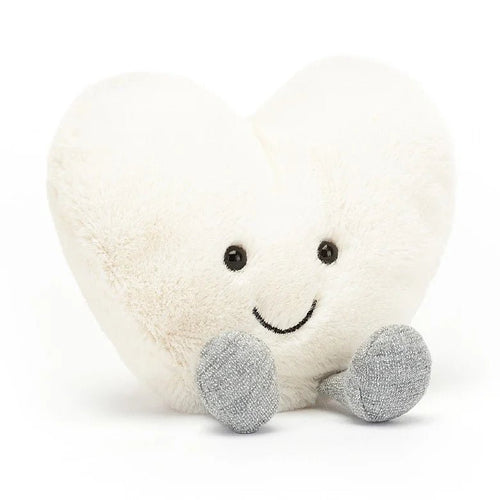 Jellycat Amuseable Cream Heart - Flying Ryno