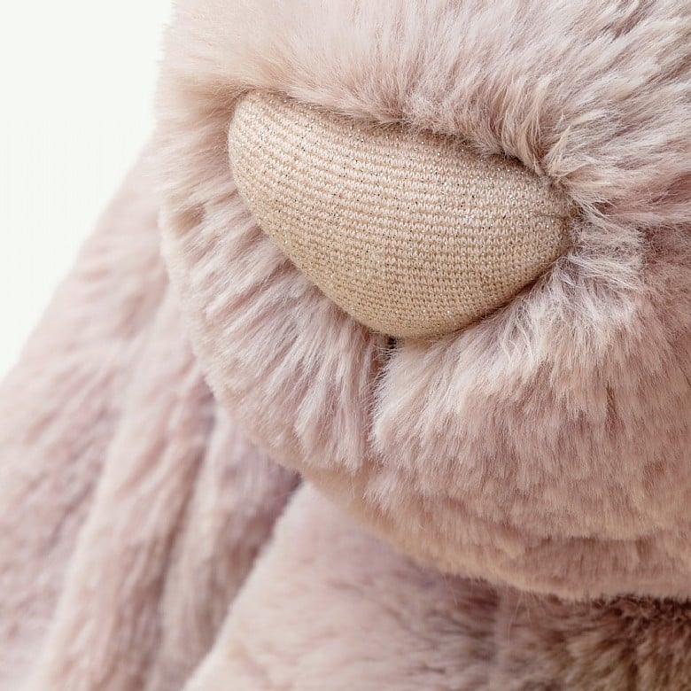 Jellycat Bashful Luxe Bunny Rosa Medium - Flying Ryno