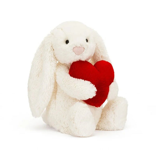 Jellycat Bashful Red Love Heart Bunny Medium - Flying Ryno