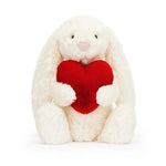 Jellycat Bashful Red Love Heart Bunny Medium - Flying Ryno