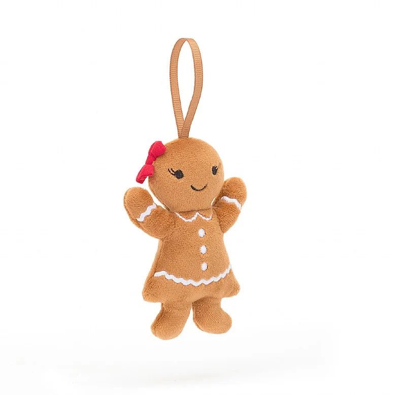 Jellycat Festive Folly Gingerbread Ruby - Flying Ryno