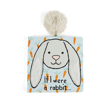 Jellycat If I Were A Rabbit Book Grey - Flying Ryno