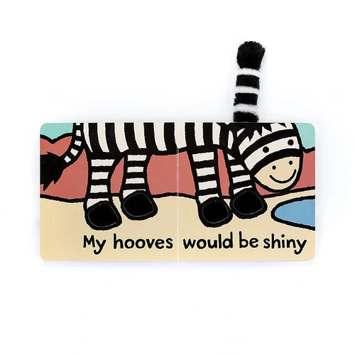 Jellycat If I Were A Zebra Board Book - Flying Ryno