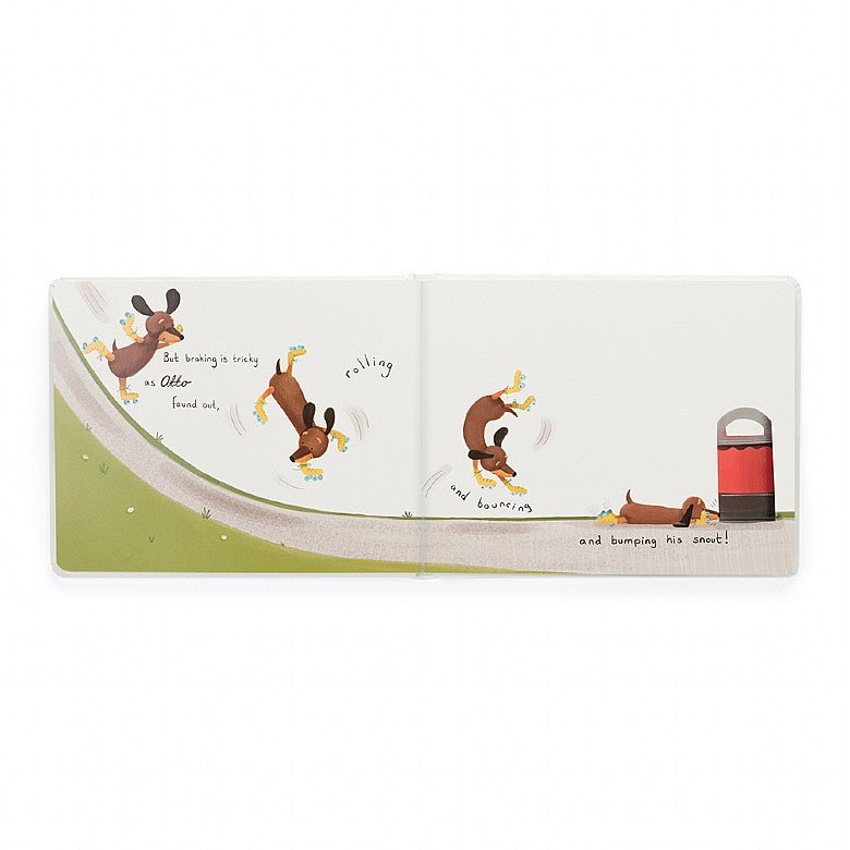 Jellycat Otto The Loyal Long Dog Book - Flying Ryno
