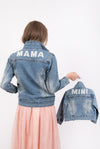 LE LA LO Mama Beaded Denim Jacket - Flying Ryno