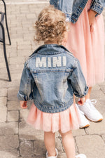 LE LA LO Mini Beaded Denim Jacket - Flying Ryno