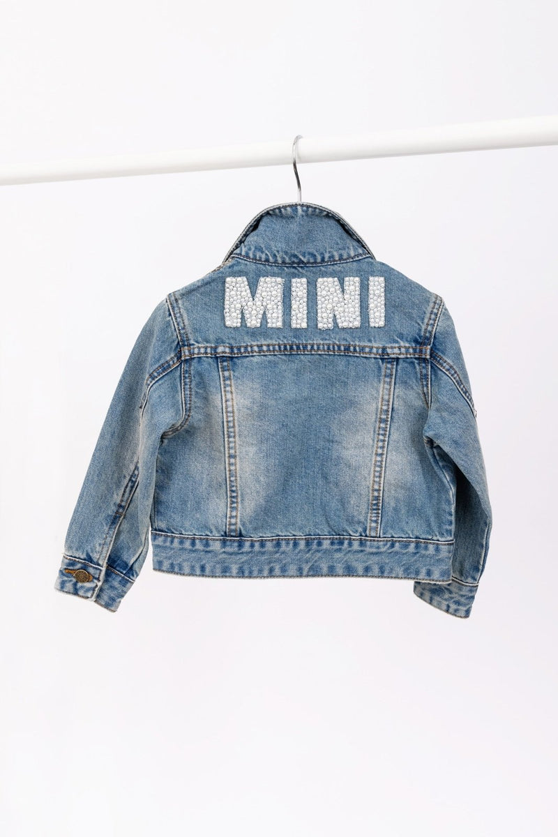 LE LA LO Mini Beaded Denim Jacket - Flying Ryno