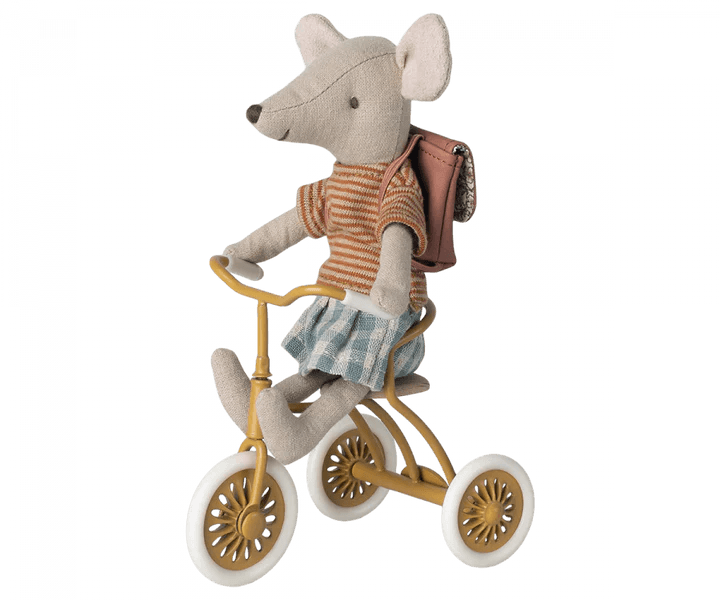 Maileg - Abri à tricycle for Mouse, Ocher - Flying Ryno