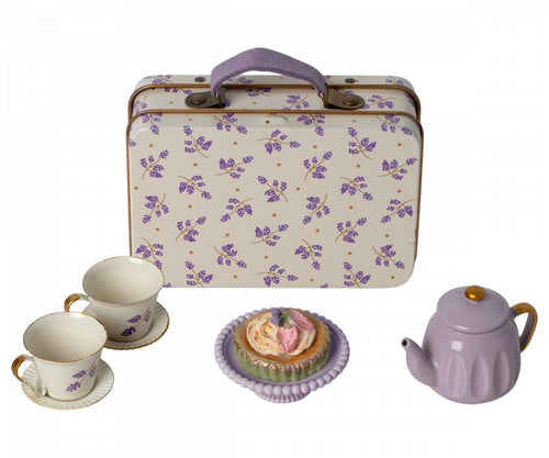 Maileg Afternoon treat, Mouse - Purple madelaine - Flying Ryno