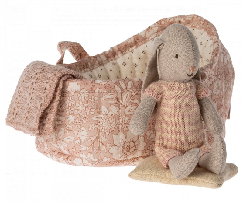Maileg Bunny in Carry Cot, Micro - Flying Ryno