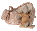 Maileg Bunny in Carry Cot, Micro - Flying Ryno