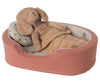 Maileg Dog Basket - Coral - Flying Ryno