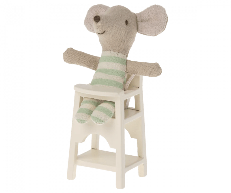 Maileg High Chair, Mouse - Off White - Flying Ryno