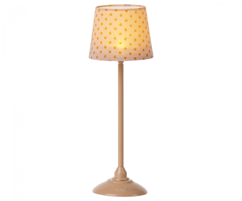 Maileg Miniature Floor Lamp, Dark Powder - Flying Ryno