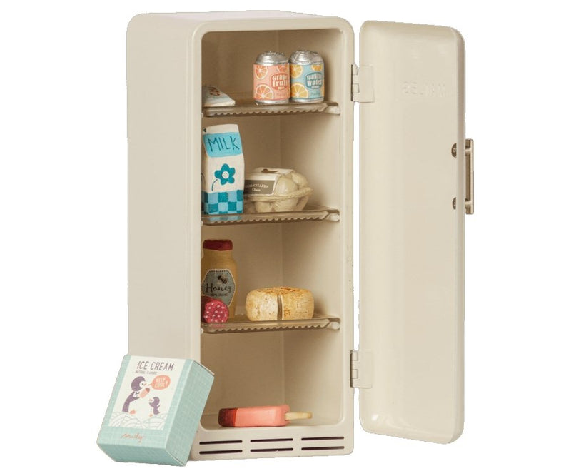 Maileg Miniature Fridge Off White - Flying Ryno
