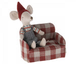 Maileg Mouse Red Couch - Flying Ryno
