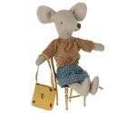 Maileg Mum Mouse, striped - Flying Ryno