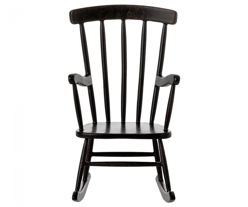 Maileg Rocking chair, Mouse - Anthracite - Flying Ryno