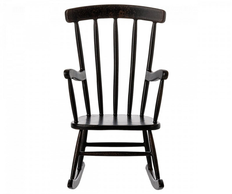 Maileg Rocking chair, Mouse - Anthracite - Flying Ryno