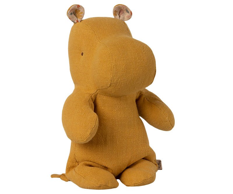 Maileg Safari Friends Small Hippo Dusty Yellow - Flying Ryno
