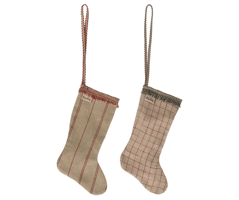 Maileg Stocking Ornament, 2 Assorted - Flying Ryno