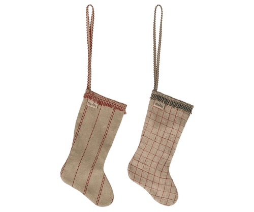 Maileg Stocking Ornament, 2 Assorted - Flying Ryno