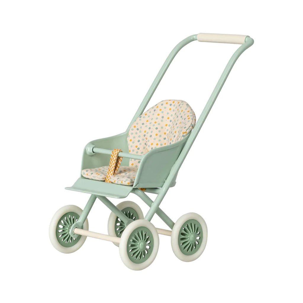 Maileg Stroller Micro- Mint - Flying Ryno