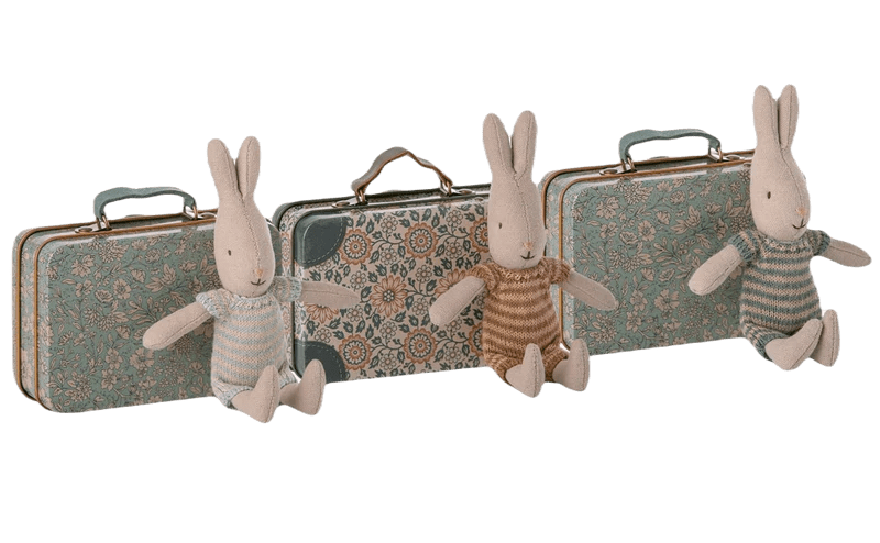 Maileg Suitcase with Micro Rabbit - Flying Ryno