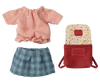 Maileg Tricycle mouse, Big sister with bag, red - Flying Ryno