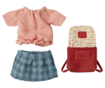 Maileg Tricycle mouse, Big sister with bag, red - Flying Ryno