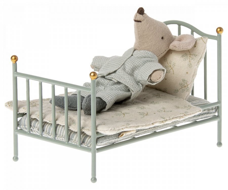 Maileg Vintage Bed in Mint - Flying Ryno