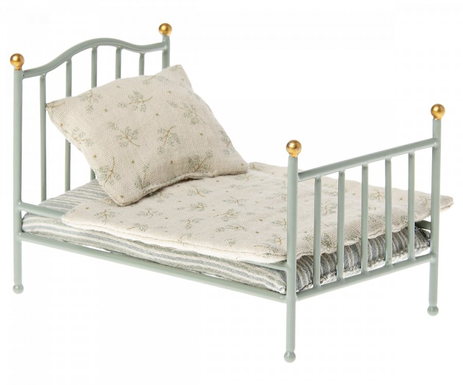 Maileg Vintage Bed in Mint - Flying Ryno