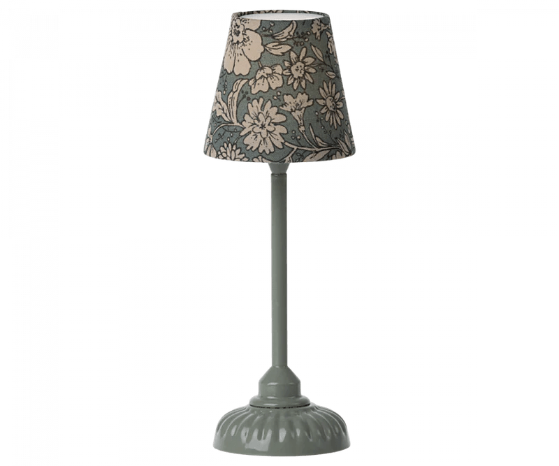 Maileg Vintage Floor Lamp, Dark Mint - Mouse - Flying Ryno