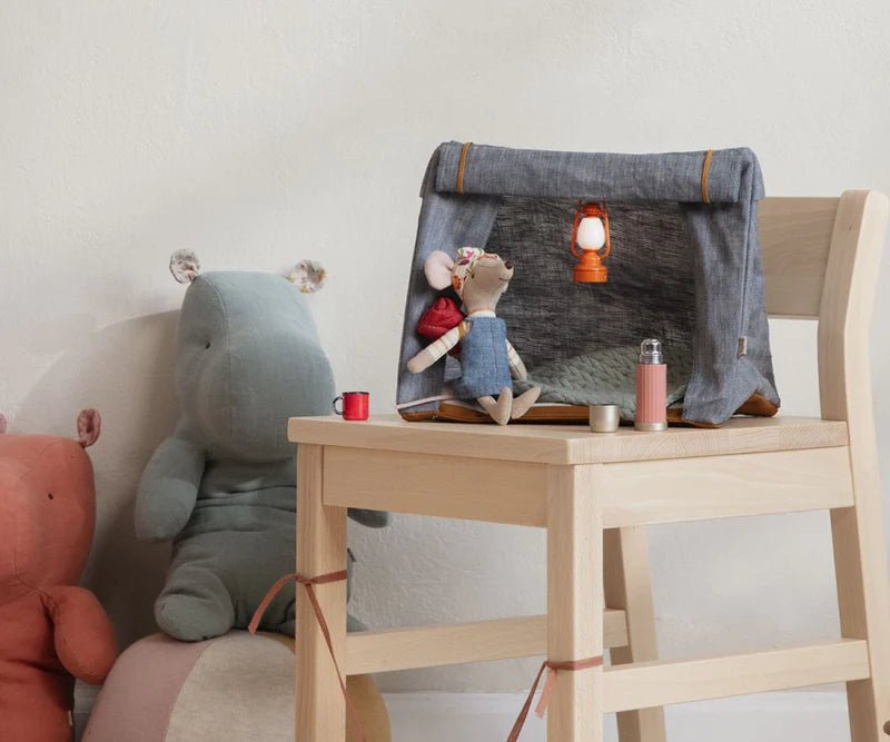 Maileg Vintage Lantern, Mouse - Orange - Flying Ryno