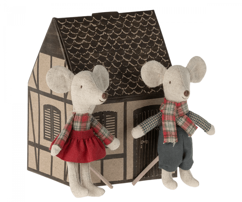 Maileg Winter Mice Twins, Little Brother and Sister - Flying Ryno