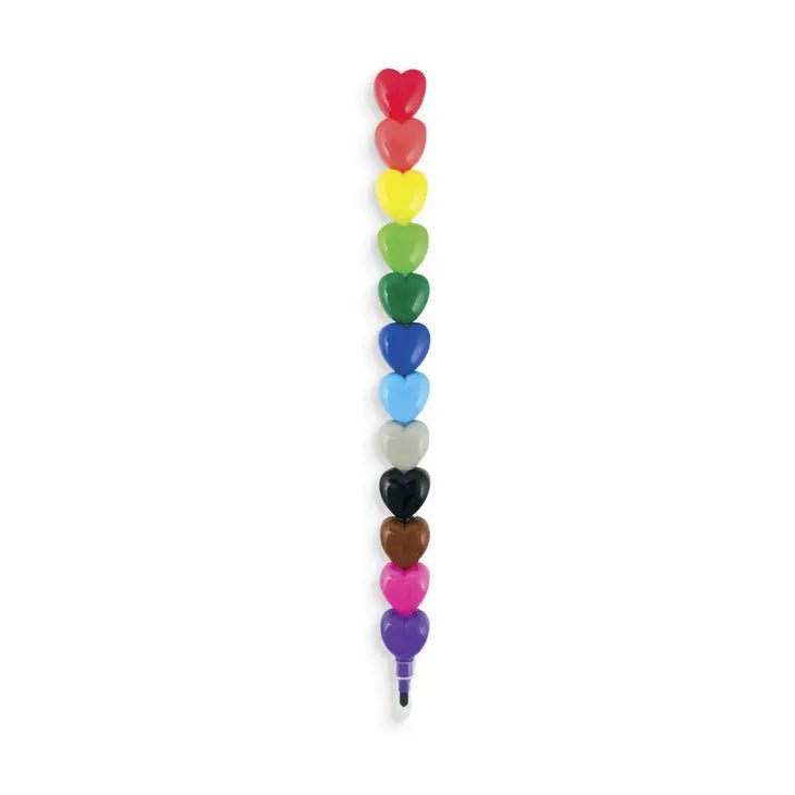 Ooly Heart To Heart Stacking Crayons - Flying Ryno