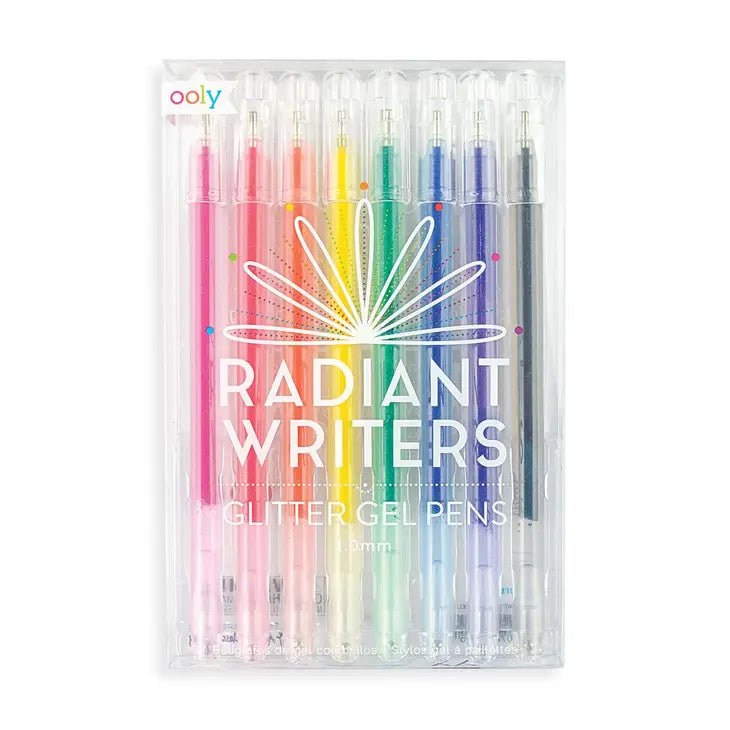 Ooly Radiant Writers Glitter Gel Pens - Flying Ryno