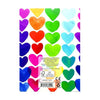 Ooly Side Notes Sticky Notes Tab Sets - Rainbow Hearts - Flying Ryno