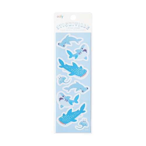 Ooly stickiville sharks and rays stickers - Flying Ryno