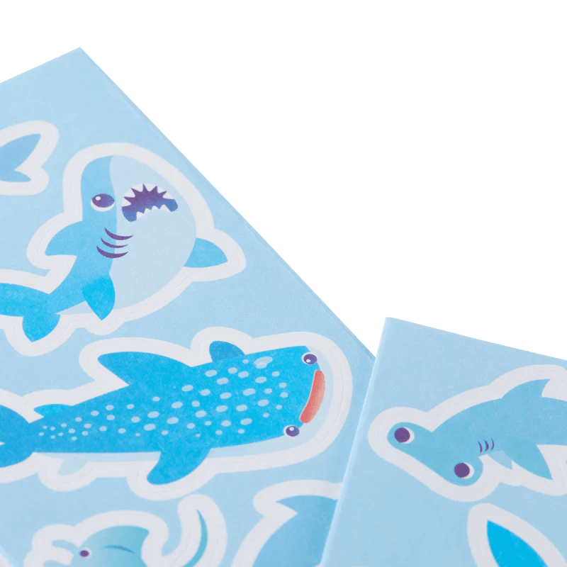 Ooly stickiville sharks and rays stickers - Flying Ryno