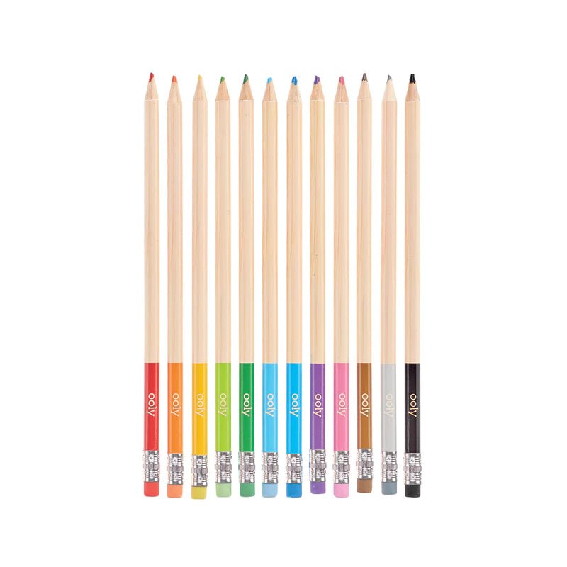 Ooly Unmistakeables Erasable Colored Pencils - Flying Ryno