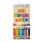 Ooly Unmistakeables Erasable Colored Pencils - Flying Ryno