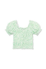 Peek Floral Print Smocked Top and Floral Print Pull on Short Set - Flying Ryno